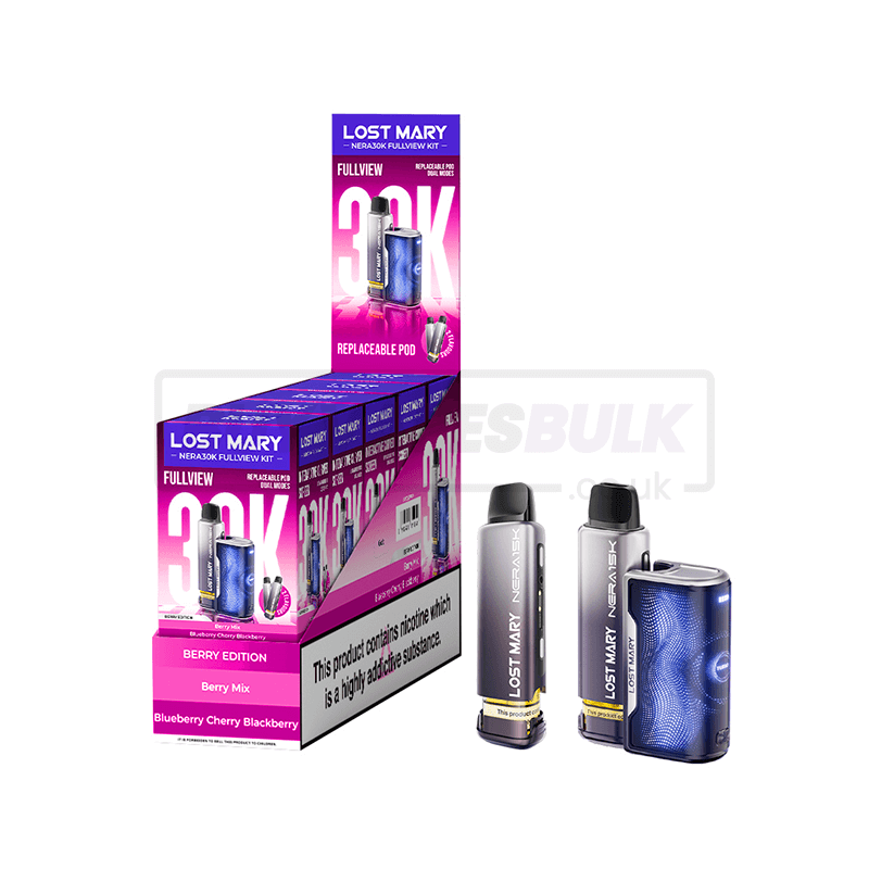 Berry Edition Lost Mary Nera 30K Puff Prefilled Vape Kit 5 Pack