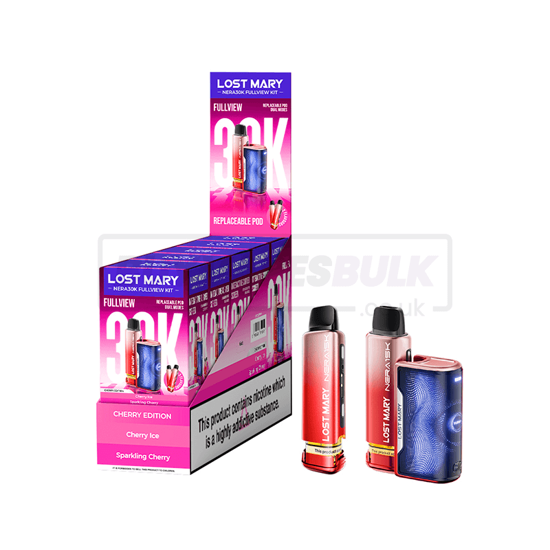 Cherry Edition Lost Mary Nera 30K Puff Prefilled Vape Kit 5 Pack