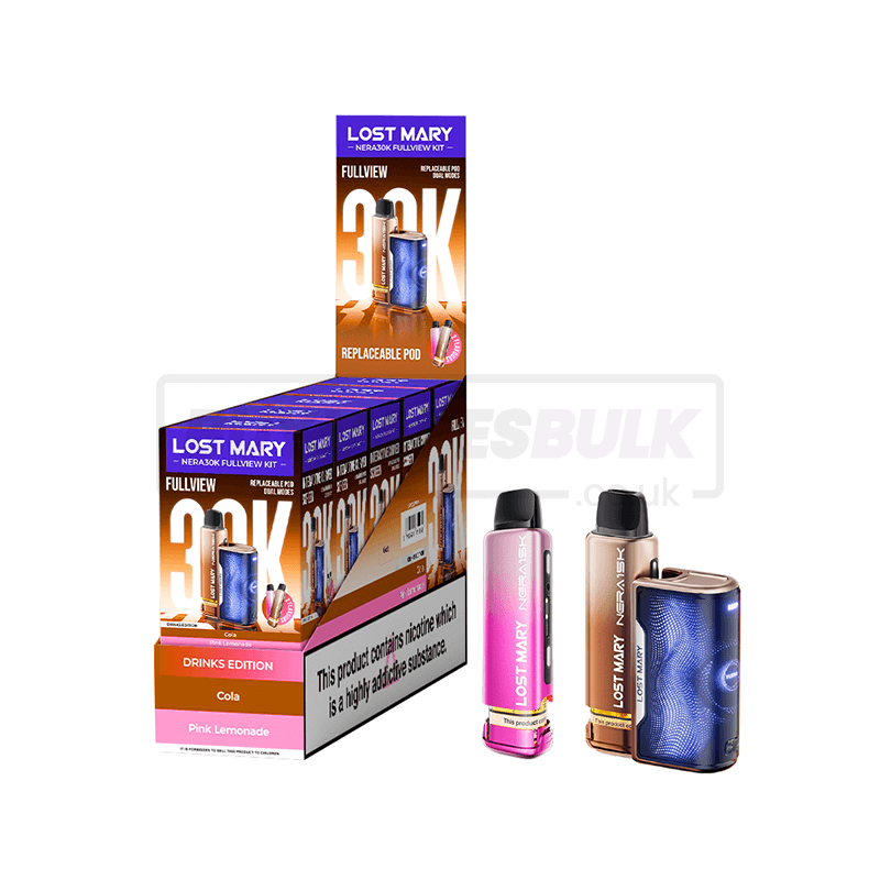 Drinks Edition Lost Mary Nera 30K Puff Prefilled Vape Kit 5 Pack