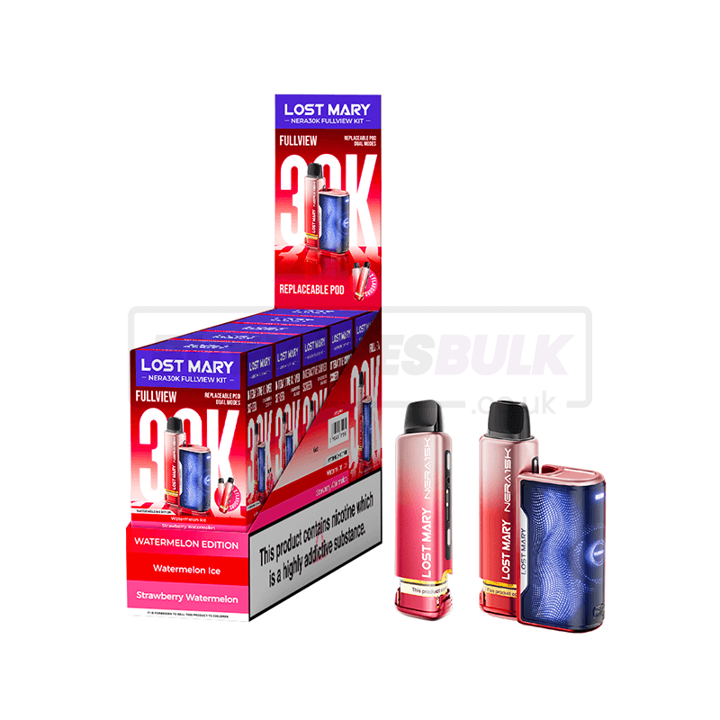 Watermelon Edition Lost Mary Nera 30K Puff Prefilled Vape Kit 5 Pack