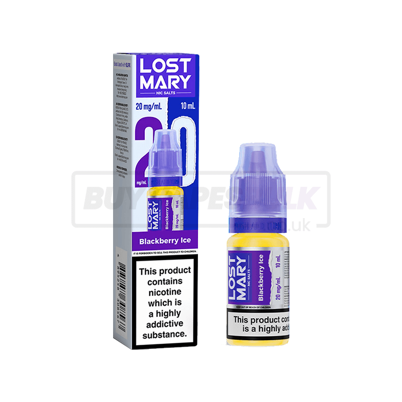Lost Mary Nic Salts E-Liquid 10 Pack Blackberry Ice
