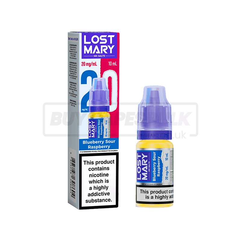 Lost Mary Nic Salts E-Liquid 10 Pack Blueberry Sour Raspberry