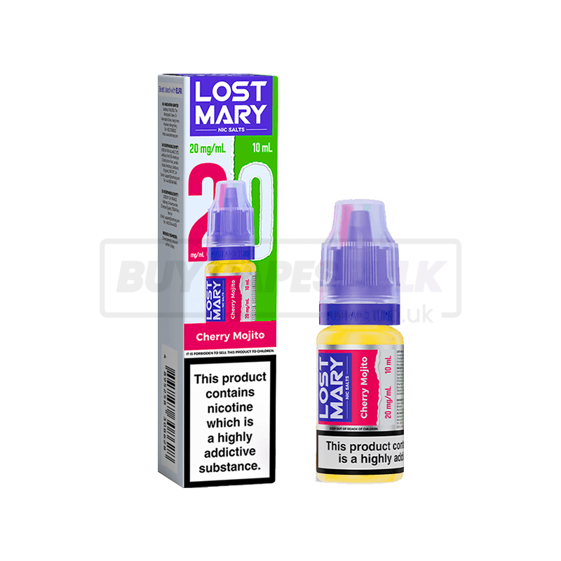 Lost Mary Nic Salts E-Liquid 10 Pack Cherry Mojito