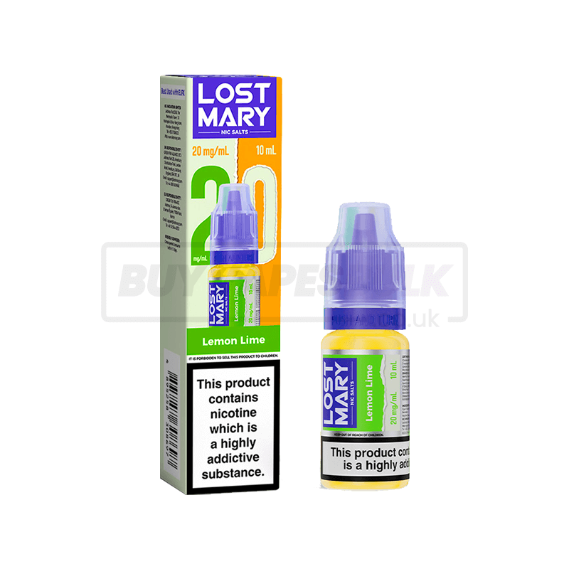 Lost Mary Nic Salts E-Liquid 10 Pack Lemon Lime