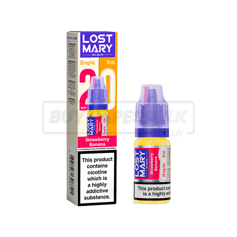 Lost Mary Nic Salts E-Liquid 10 Pack Strawberry Banana