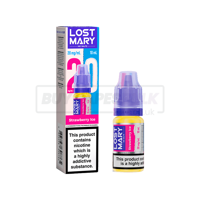 Lost Mary Nic Salts E-Liquid 10 Pack Strawberry Ice
