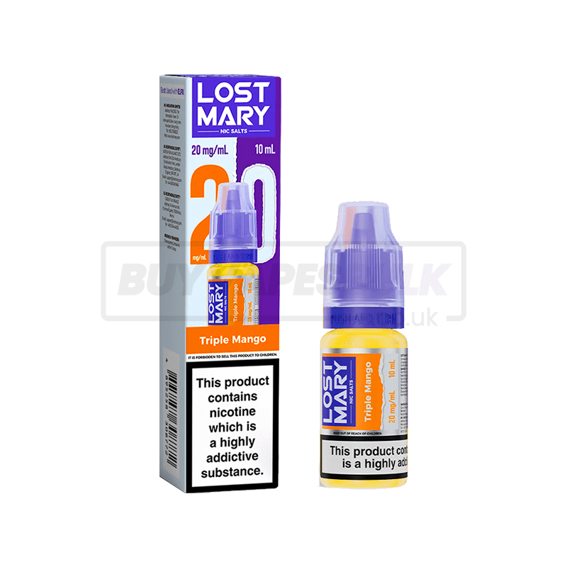 Lost Mary Nic Salts E-Liquid 10 Pack Triple Mango