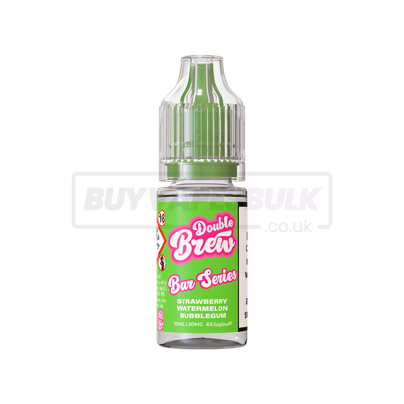 Strawberry Watermelon Bubblegum Ohm Brew Nic Salt E-Liquid Pack of 10 x (10ml)