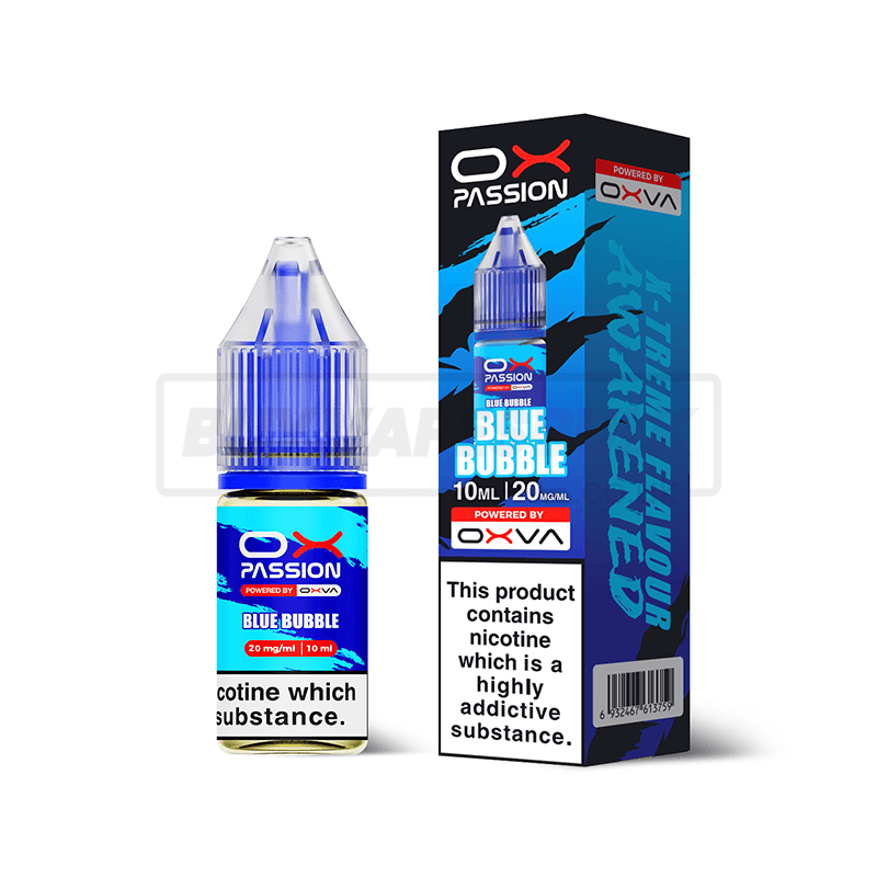 Blue Bubble Oxva OX Passion Nic Salt E-Liquid Pack of 10