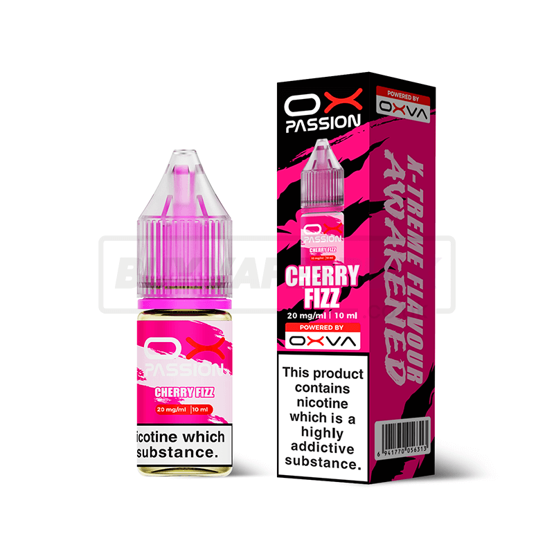 Cherry Fizz Oxva OX Passion Nic Salt E-Liquid Pack of 10