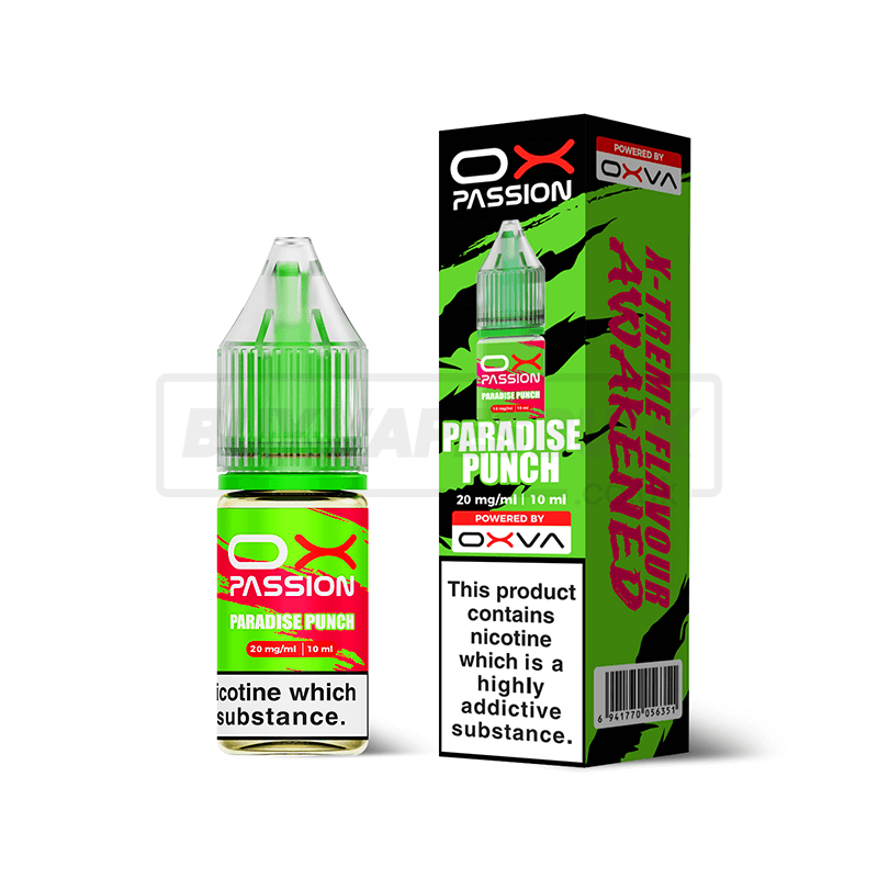 Paradise Punch Oxva OX Passion Nic Salt E-Liquid Pack of 10