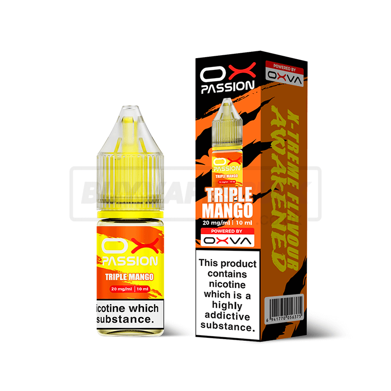 Triple Mango Oxva OX Passion Nic Salt E-Liquid Pack of 10