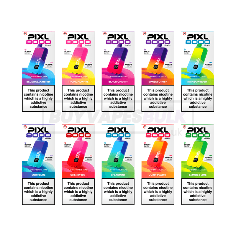 Pixl 8000 Prefilled Vape Kit 5 Pack