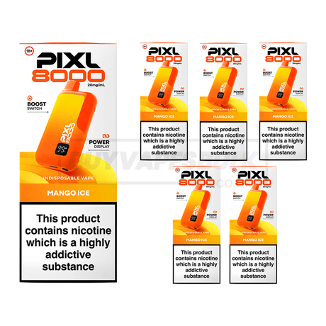 Mango Ice Pixl 8000 Prefilled Vape Kit 5 Pack