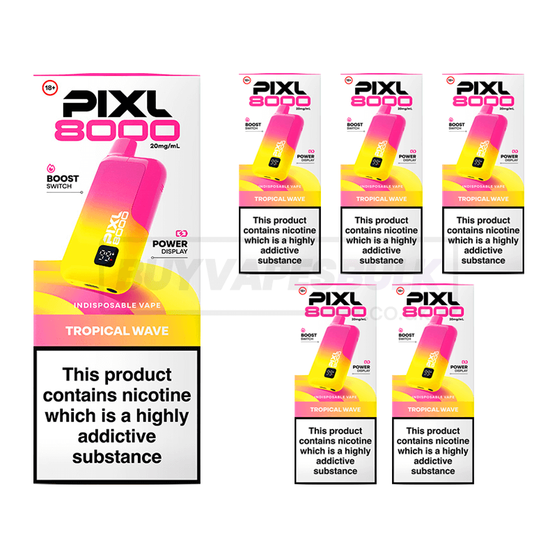 Tropical Wave Pixl 8000 Prefilled Vape Kit 5 Pack