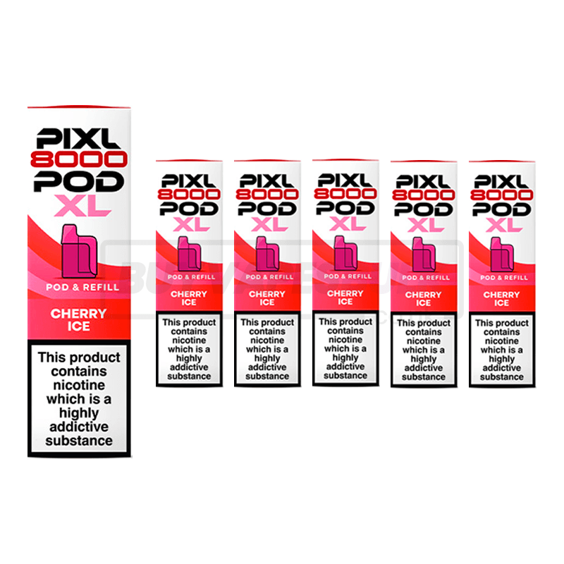 Cherry Ice Pixl 8000 Refill Pods 5 Pack
