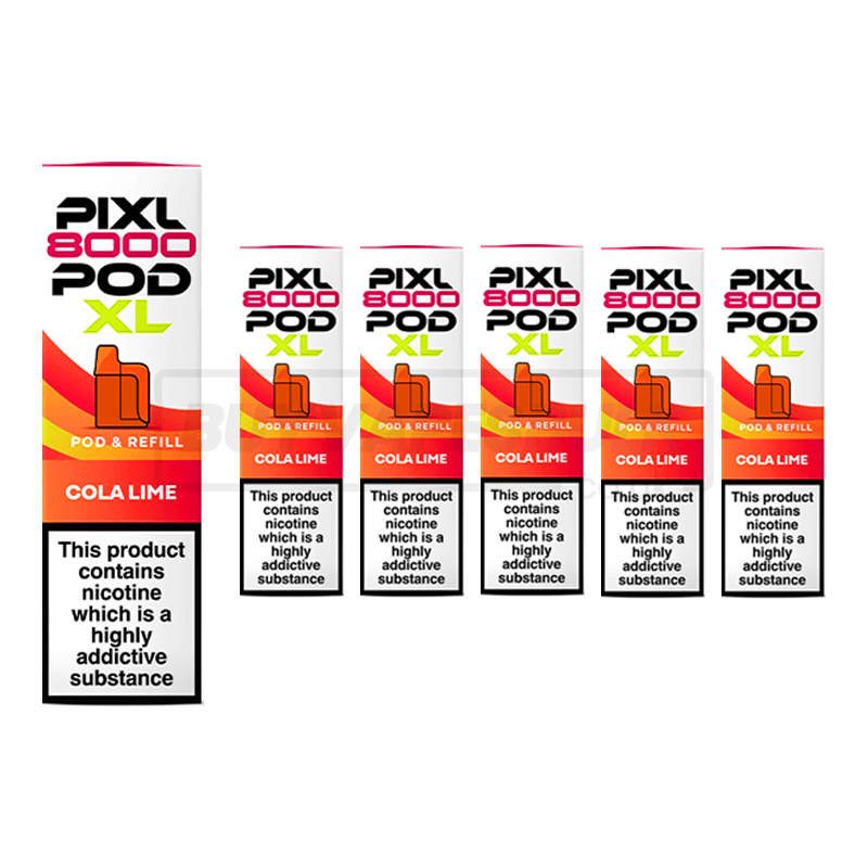 Cola Lime Pixl 8000 Refill Pods 5 Pack