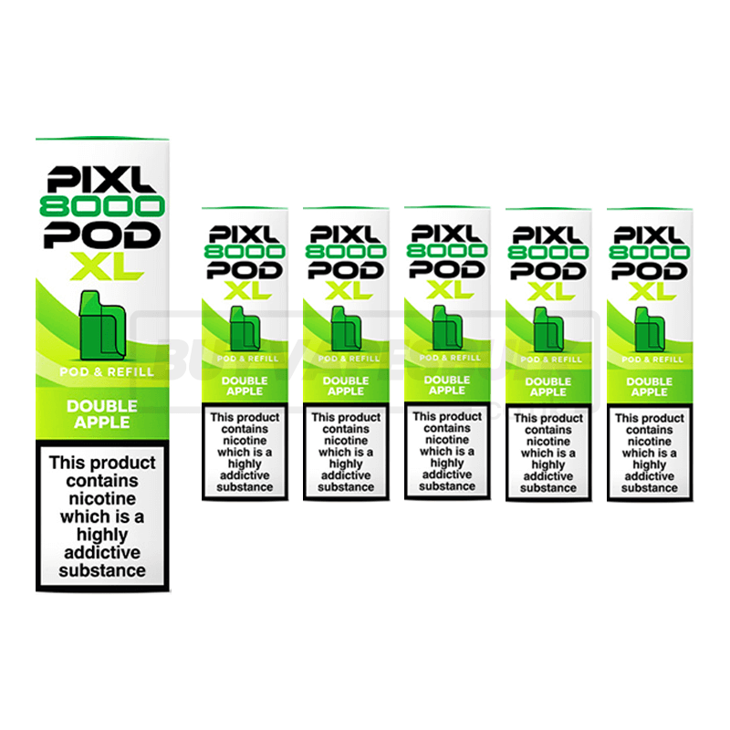 Double Apple Pixl 8000 Refill Pods 5 Pack