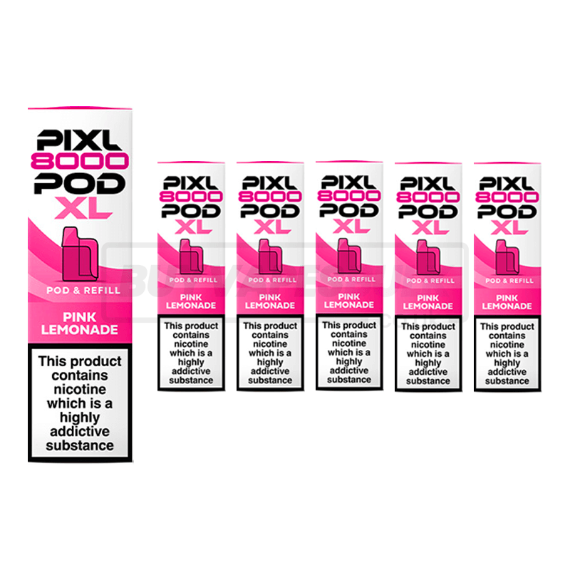 Pink Lemonade Pixl 8000 Refill Pods 5 Pack