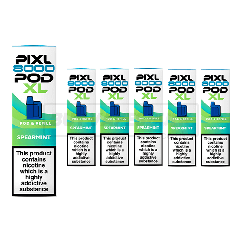 Spearmint Pixl 8000 Refill Pods 5 Pack