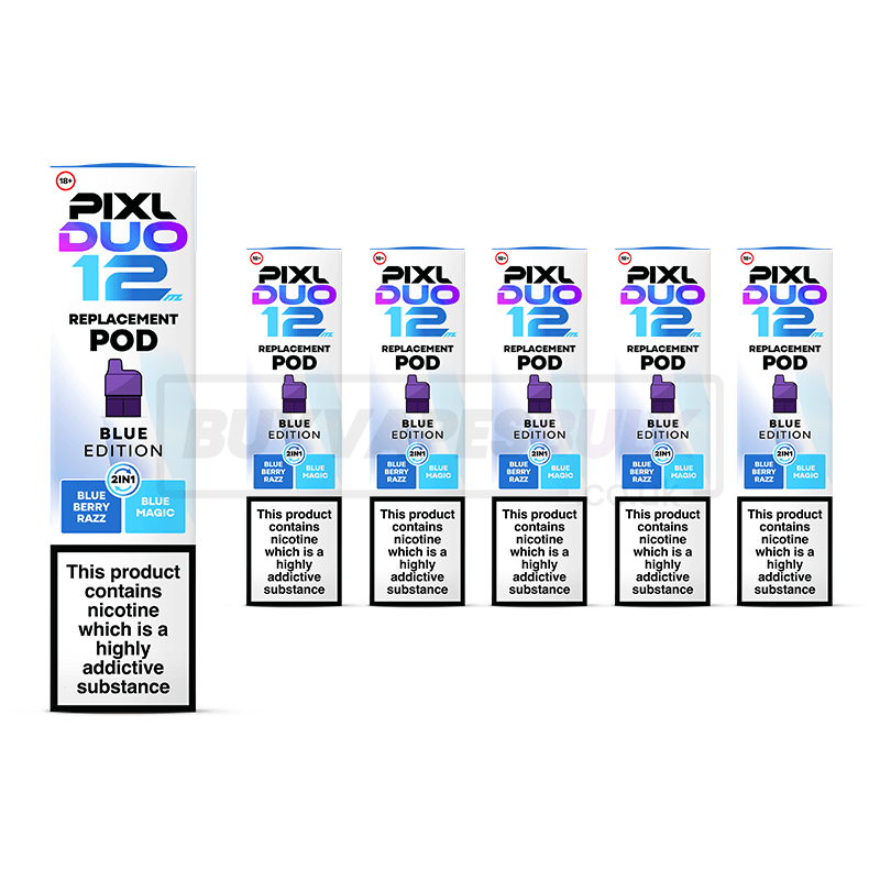 Blue Edition Pixl Duo 12K Refill Pods 5 Pack
