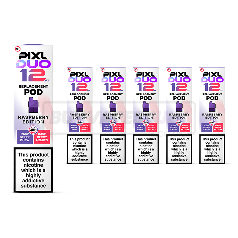 Raspberry Edition Pixl Duo 12K Refill Pods 5 Pack