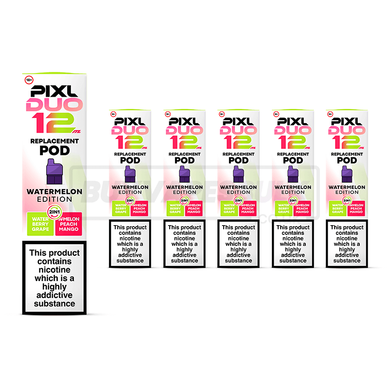 Watermelon Edition Pixl 12K Duo Refill Pods 5 Pack