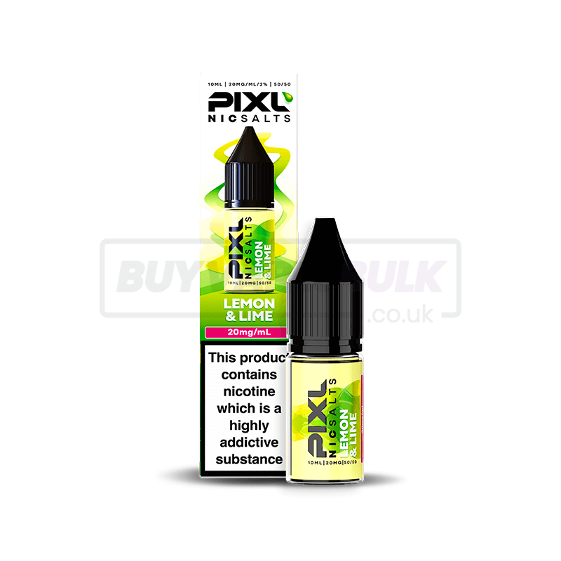 PIXL Nic Salts E-Liquid 10 Pack Lemon Lime
