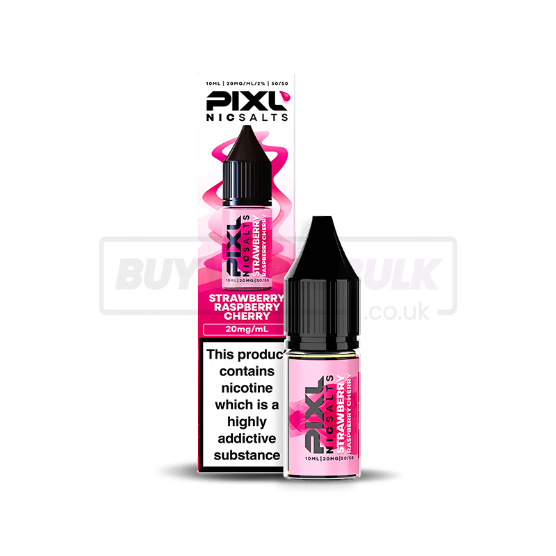 PIXL Nic Salts E-Liquid 10 Pack Strawberry Raspberry Cherry