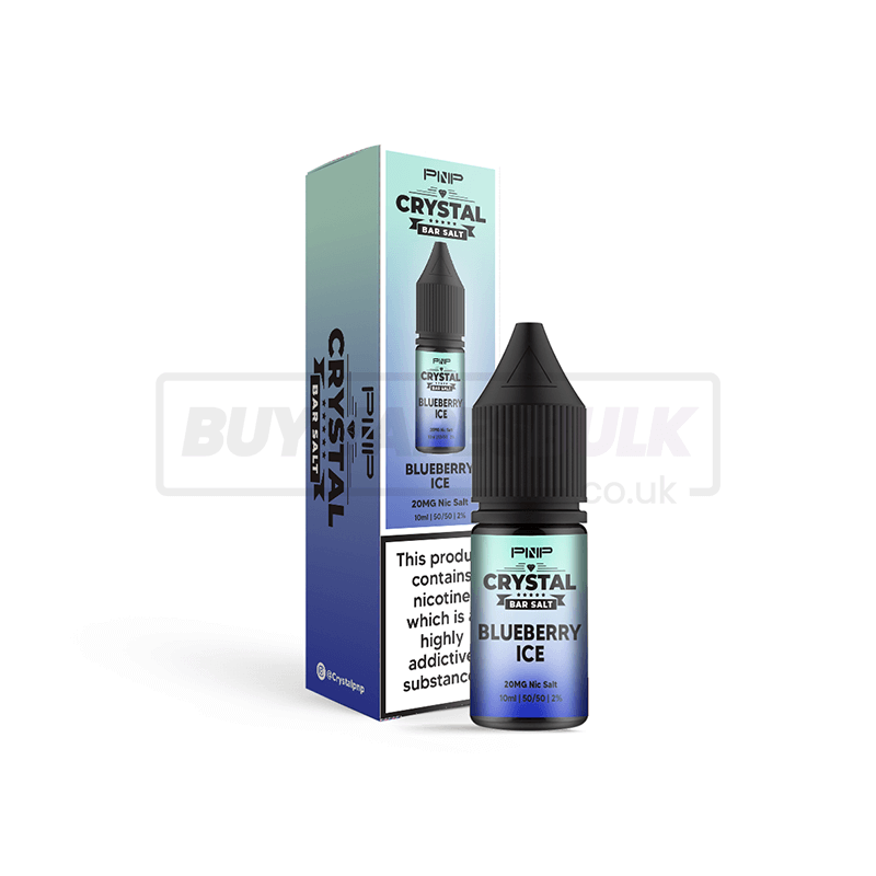 Blueberry Ice PNP Crystal Nic Salt E-Liquid Pack of 10 (NOW JNP BAR SALTS)