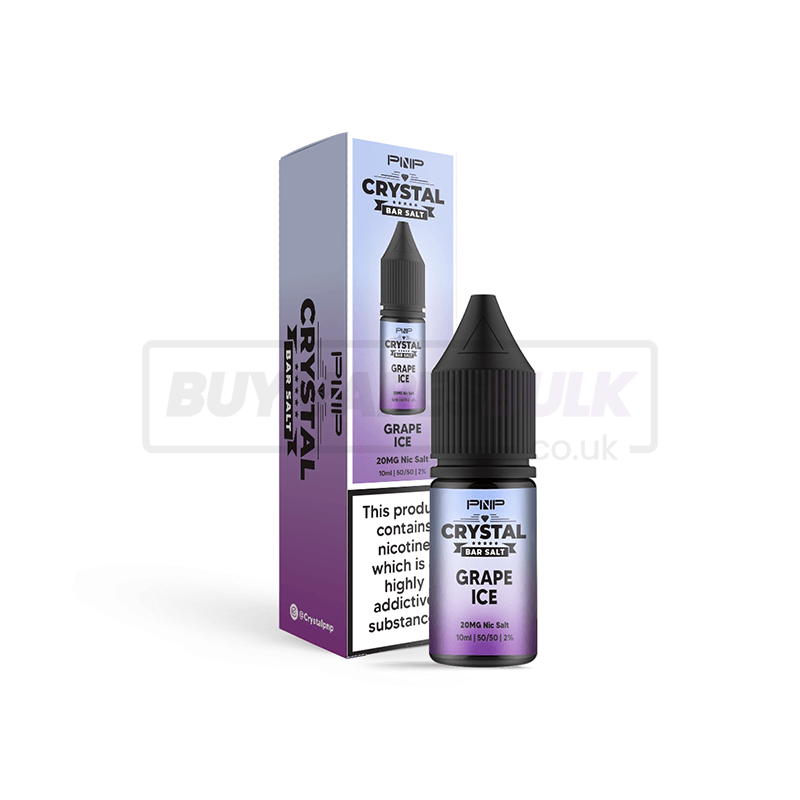 Grape Ice PNP Crystal Nic Salt E-Liquid Pack of 10 (NOW JNP BAR SALTS)