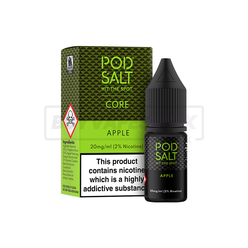 Apple Pod Salt Nic Salt E-Liquid Pack of 5 x (10ml)