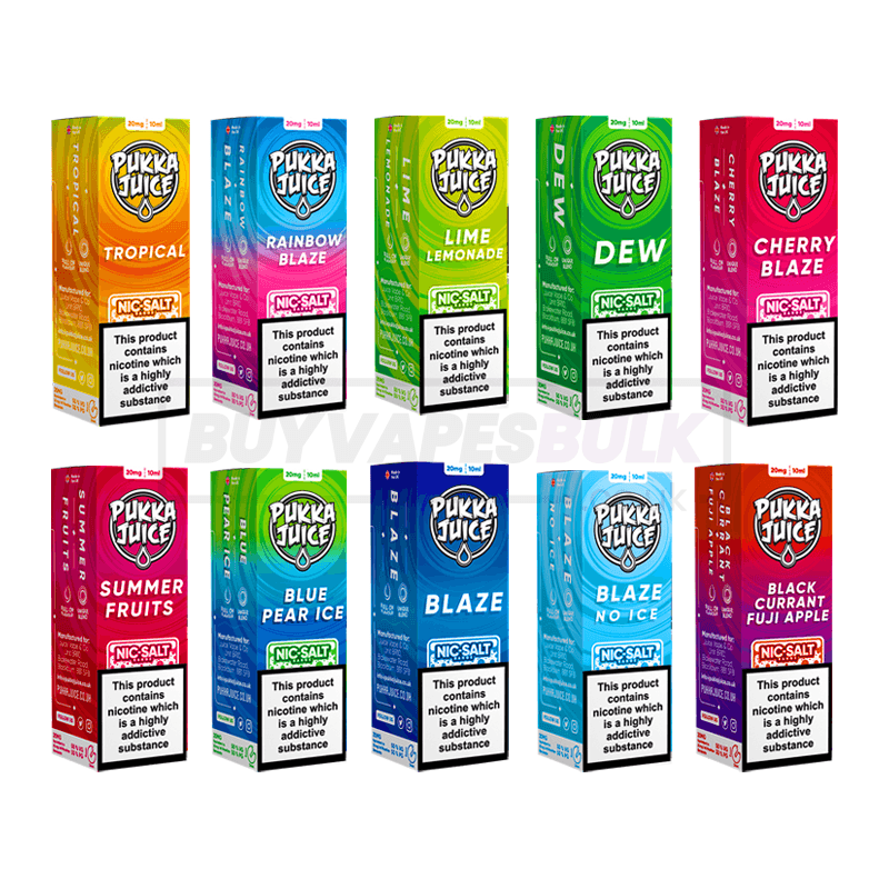 Pukka Juice Nic Salts 10 Pack