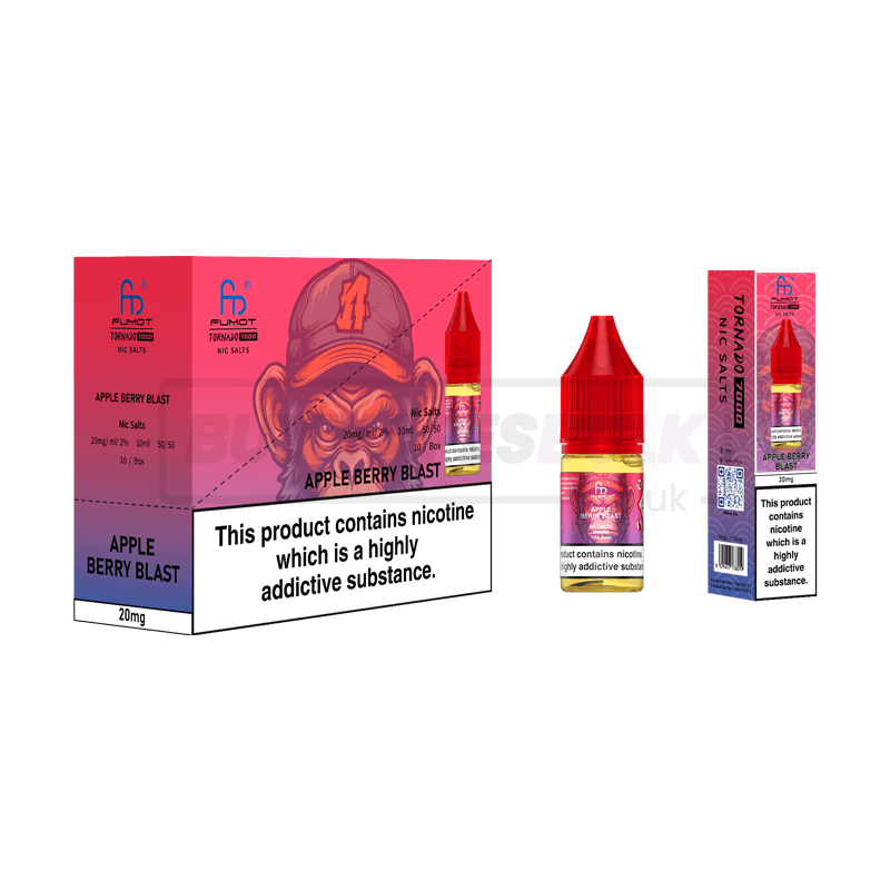 RandM Tornado 7000 Nic Salts 10 Pack Apple Berry Blast