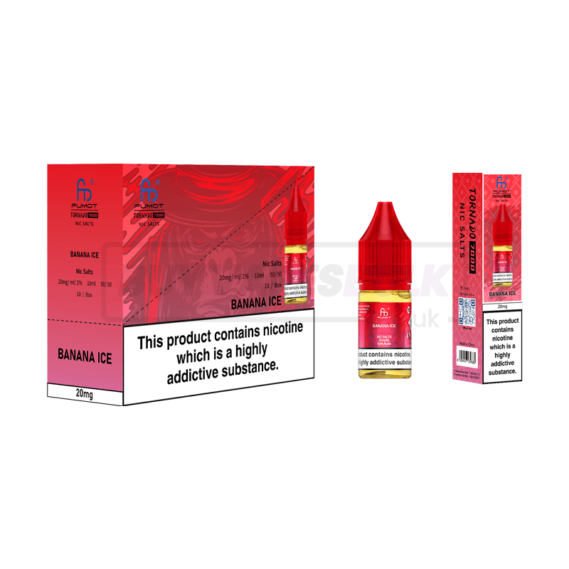 RandM Tornado 7000 Nic Salts 10 Pack Banana Ice