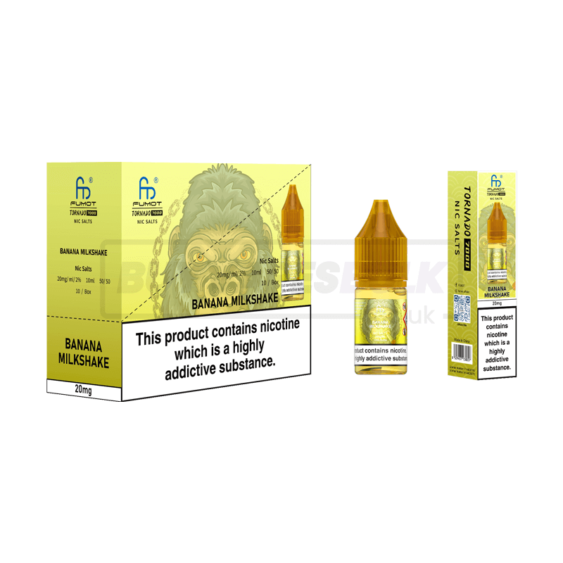 RandM Tornado 7000 Nic Salts 10 Pack Banana Milkshake