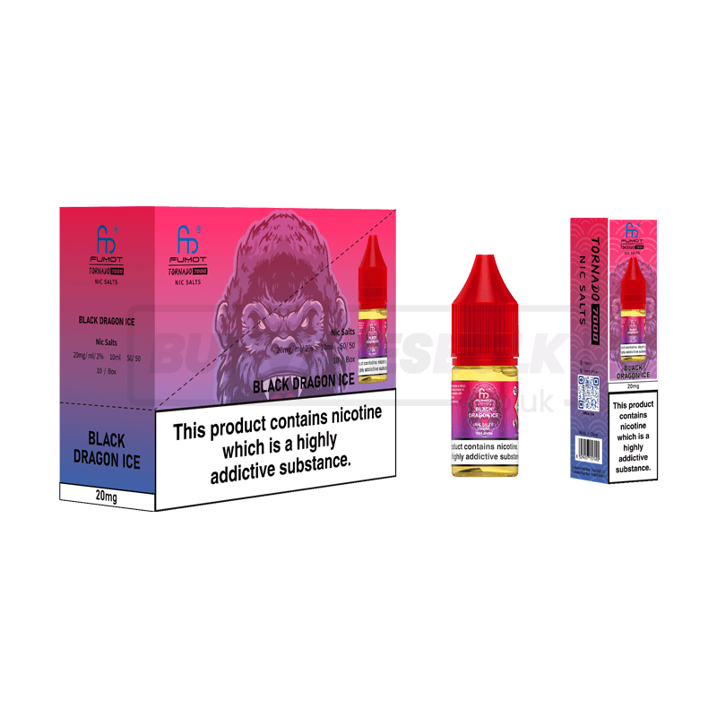 RandM Tornado 7000 Nic Salts 10 Pack Black Dragon Ice