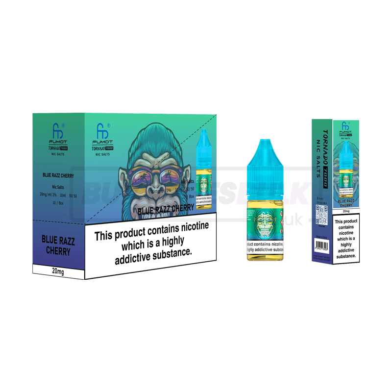 RandM Tornado 7000 Nic Salts 10 Pack Blue Razz Cherry