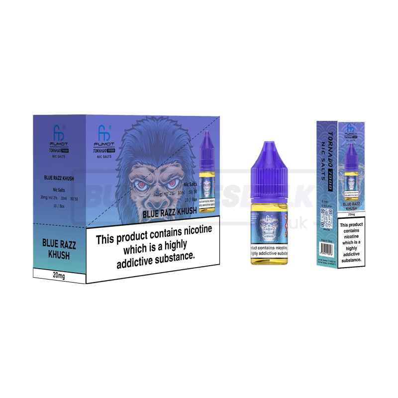 RandM Tornado 7000 Nic Salts 10 Pack Blue Razz Khush