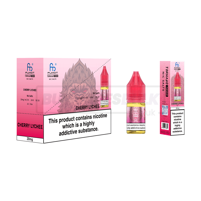 RandM Tornado 7000 Nic Salts 10 Pack Cherry Lychee