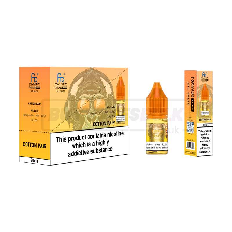 RandM Tornado 7000 Nic Salts 10 Pack Cotton Pair