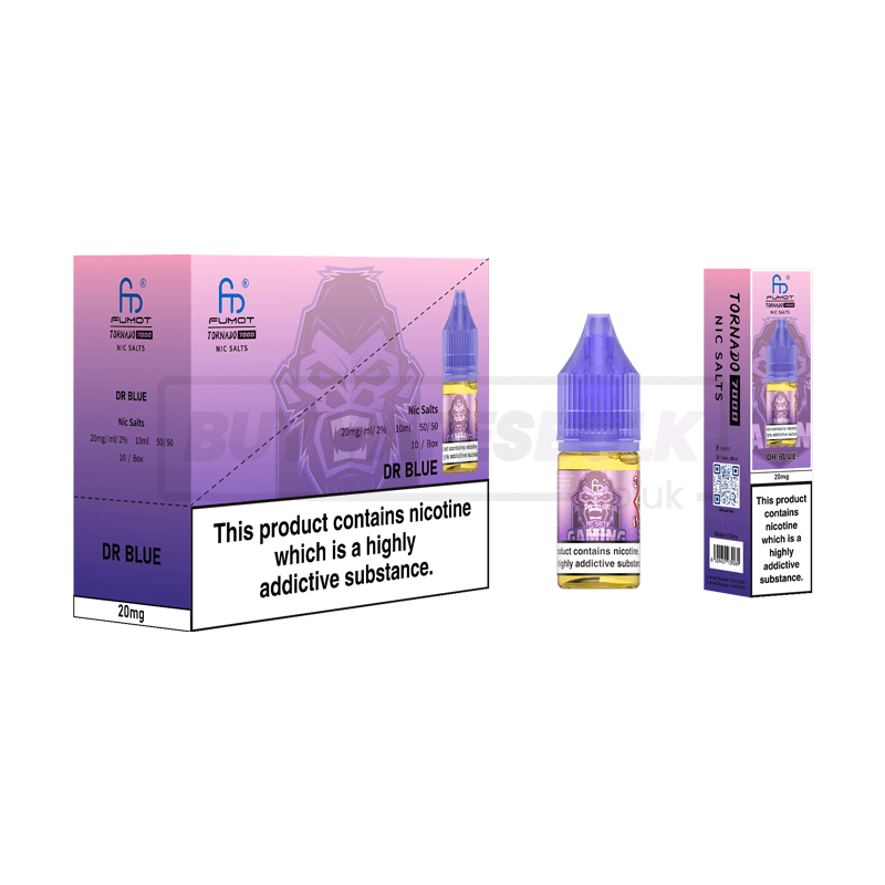 RandM Tornado 7000 Nic Salts 10 Pack Dr Blue