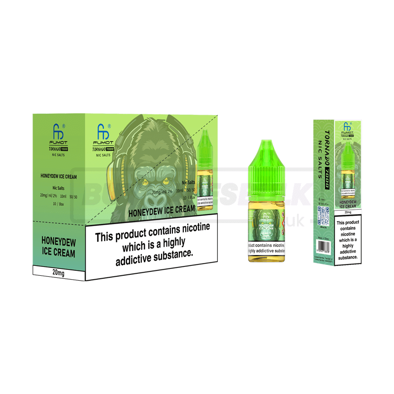 RandM Tornado 7000 Nic Salts 10 Pack Honeydew Ice Cream