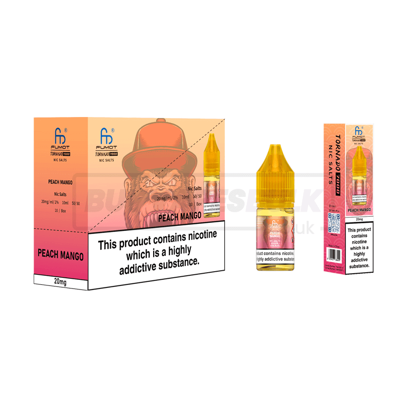 RandM Tornado 7000 Nic Salts 10 Pack Peach Mango