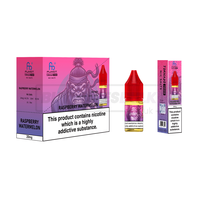 RandM Tornado 7000 Nic Salts 10 Pack Raspberry Watermelon