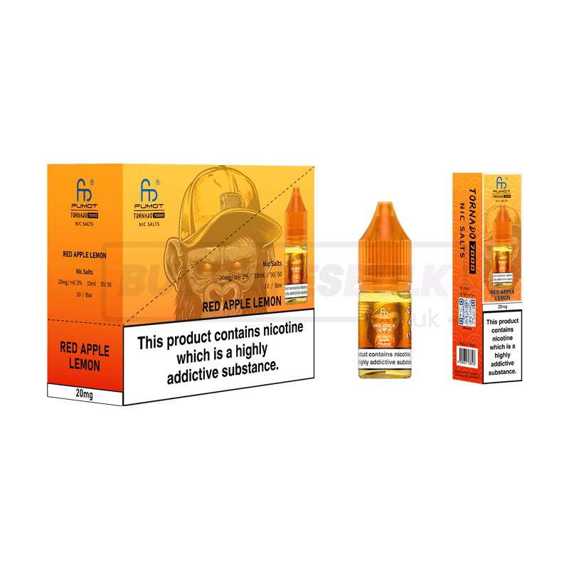 RandM Tornado 7000 Nic Salts 10 Pack Red Apple Lemon