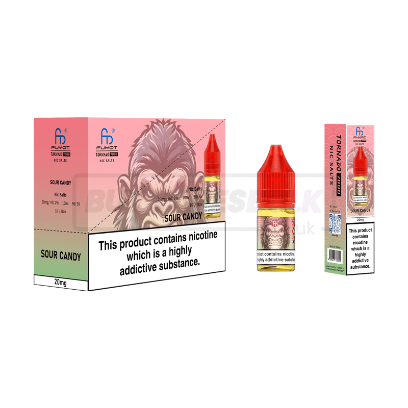 RandM Tornado 7000 Nic Salts 10 Pack Sour Candy