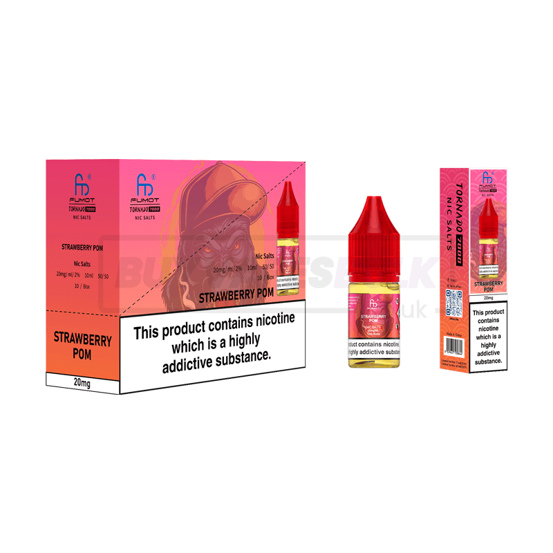 RandM Tornado 7000 Nic Salts 10 Pack Strawberry Pom