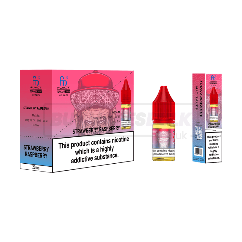 RandM Tornado 7000 Nic Salts 10 Pack Strawberry Raspberry