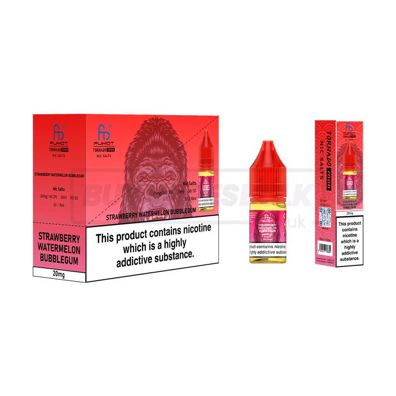 RandM Tornado 7000 Nic Salts 10 Pack Strawberry Watermelon Bubblegum